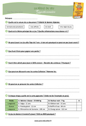 Défis nature- Fiches La règle du jeu - Injonctif / Ecrits fonctionnels : 5ème Harmos - PDF à imprimer