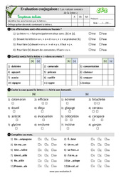 Les valeurs sonores de la lettre c - Examen Evaluation- Fiches QCM - Quiz  : 5ème Harmos - PDF à imprimer