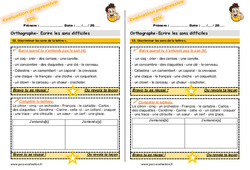 Discriminer les sons de la lettre c - Examen Evaluation progressive avec la correction : 5ème Harmos - PDF à imprimer