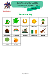 Saint Patrick's Day and The International Women's Day (Stage) - Cours d'anglais  - My English Pass : 7ème, 8ème Harmos - PDF à imprimer