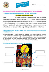 Chazz - club - Atelier « Œil de lynx » : 4ème Harmos - PDF à imprimer