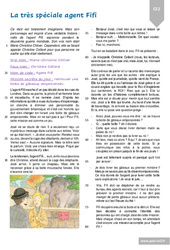 La très spéciale agent Fifi - Récit - Lecture : 5ème Harmos - PDF à imprimer