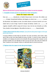 Halloween - Atelier « Œil de lynx » : 4ème Harmos - PDF à imprimer