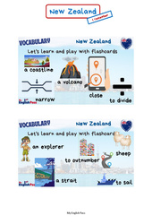 New Zealand (Summer) - Cours d'anglais - My English Pass : 9eme, 10ème Harmos - PDF à imprimer