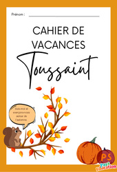 Toussaint - Cahier de vacances - PDF à imprimer