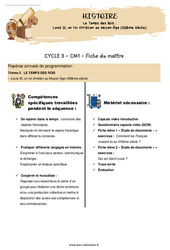 Louis IX, un roi chrétien au Moyen - Âge (XIIIème siècle) - Vidéo + Séquence complète (#5) : 6ème Harmos - Cycle 3 - PDF à imprimer