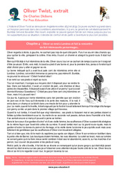 Oliver Twist (De Charles Dickens) - Lecture : 8ème Harmos - PDF à imprimer