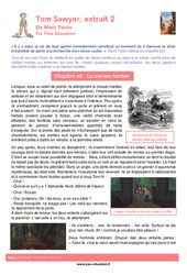 La maison hantée (Tom Sawyer) - Lecture : 8ème Harmos - PDF à imprimer