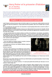 Un épouvantard dans la penderie (Harry Potter) - Lecture : 8ème Harmos - PDF à imprimer