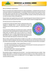 Mandala Moris - CM - 6e - Lecture : 6ème, 7ème, 8ème Harmos - PDF à imprimer