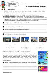 Quartiers - Exercices : 5ème Harmos - PDF à imprimer