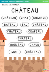 Château - Lecture : 1ère Harmos - PDF à imprimer