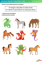 Princesse et Princesses - Savoir écouter en maternelle - PDF à imprimer