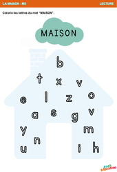 Maison (suite) - Lecture - PDF à imprimer