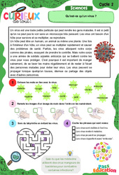 Qu’est - ce qu’un virus ? - Curieux de tout : 4ème, 5ème Harmos - PDF à imprimer