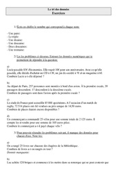 Tri des données - Problèmes - Exercices : 5ème, 6ème, 7ème Harmos - PDF à imprimer