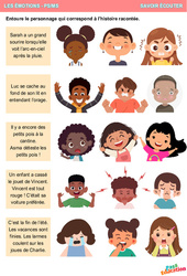 Les émotions - Savoir écouter en maternelle - PDF à imprimer