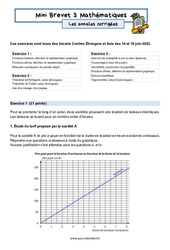 Mini Brevet de mathématiques  - Les annales corrigées 3 : 11ème Harmos - PDF à imprimer