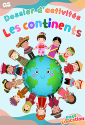 Les continents - Dossier d'activités : 2ème Harmos - PDF à imprimer