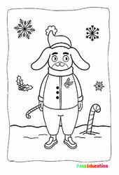 Aujourd'hui, c'est Noël - Coloriage : 3eme, 4ème Harmos - PDF à imprimer