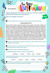 Jupiter protège la cité - Les petits reporters : 6ème, 7ème Harmos - PDF à imprimer