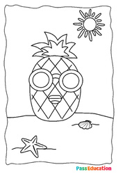 Eté - Coloriage : 2ème Harmos, 3eme, 4ème Harmos - PDF à imprimer