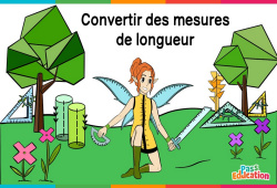 Convertir des mesures de longueur - Vidéo La Fée des Maths : 6ème, 7ème, 8ème Harmos - PDF à imprimer