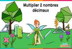 Multiplier 2 nombres décimaux - Vidéo La Fée des Maths : 8ème Harmos - PDF à imprimer