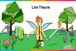 Vidéo interactive Lire l'heure - Vidéo La Fée des Maths : 5ème, 6ème, 7ème Harmos