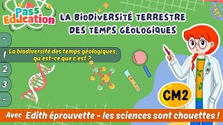 Vidéo La biodiversité des temps géologiques, qu’est - ce que c’est ? - Vidéo pédagogique - Edith Eprouvette : 7ème Harmos