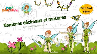 Nombres décimaux et mesures - Vidéo pédagogique - La Fée des Maths : 6ème, 7ème Harmos