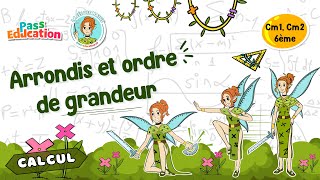 Arrondis et ordre de grandeur - Vidéo pédagogique - La Fée des Maths : 8ème Harmos