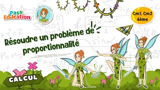 Résoudre un problème de proportionnalité - Vidéo pédagogique - La Fée des Maths : 6ème, 7ème, 8ème Harmos