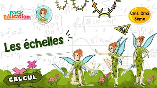 Les échelles - Vidéo pédagogique - La Fée des Maths : 6ème, 7ème, 8ème Harmos