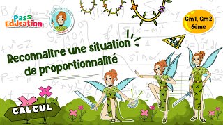 Reconnaitre une situation de proportionnalité - Vidéo pédagogique - La Fée des Maths : 6ème, 7ème, 8ème Harmos