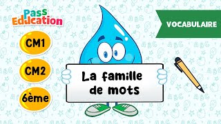 La famille des mots - Vidéo pédagogique : 6ème, 7ème, 8ème Harmos