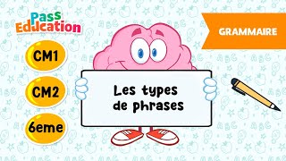Les types de phrases - Vidéo pédagogique - : 6ème, 7ème, 8ème Harmos