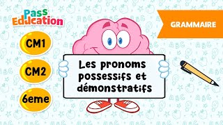 Les pronoms possessifs et démonstratifs - Vidéo pédagogique - : 6ème, 7ème, 8ème Harmos
