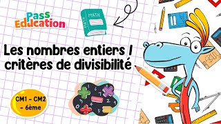 Vidéo Les nombres entiers / critères de divisibilité - Vidéo pédagogique : 8ème Harmos