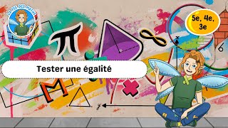Tester une égalité - Vidéo pédagogique - La Fée des Maths : 9eme, 10ème, 11ème Harmos