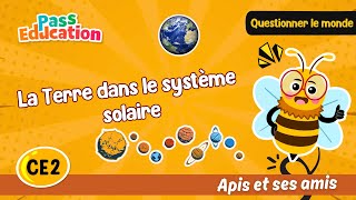 La Terre dans le système solaire - Vidéo pédagogique - Apis & ses amis : 5ème Harmos