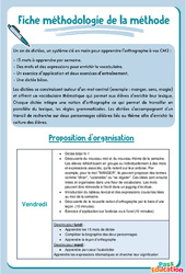 Exercice Juste - Dictée progressive hebdomadaire (n°8) : 7ème Harmos - Cycle 3 - PDF à imprimer