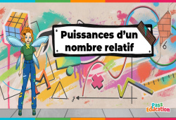 Puissances d'un nombre relatif - Vidéo - La Fée des Maths : 11ème Harmos