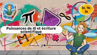 Puissances de 10 et écriture scientifique - Vidéo pédagogique - La Fée des Maths : 11ème Harmos