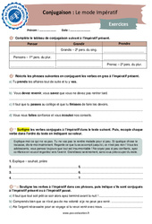 Evaluation Le mode Impératif - Conjugaison - Je me prépare au Brevet : 11ème Harmos - Cycle 4 - PDF à imprimer