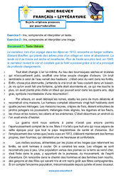 Exercice L’homme qui plantait des arbres - Jean GIONO - Mini - brevet français - Sujet inédit : 11ème Harmos - Cycle 4 - PDF à imprimer