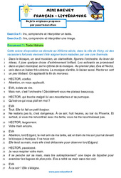 Le Bal des voleurs - Jean ANOUILH - Mini - brevet français - Sujet inédit : 11ème Harmos - Cycle 4 - PDF à imprimer