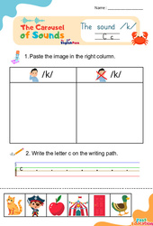 /k/ c - Carousel of Sounds - Vidéo interactive + - Fiches + Poster : 2ème Harmos, 3eme, 4ème, 5ème, 6ème, 7ème Harmos