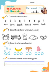 /b/ b - Carousel of Sounds - Vidéo interactive + - Fiches + Poster : 2ème Harmos, 3eme, 4ème, 5ème, 6ème, 7ème Harmos