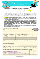 Le petit rat de l’opéra - Littérature - T'as la réf ? : 8ème Harmos, 9eme Harmos - Cycle 3 - PDF à imprimer